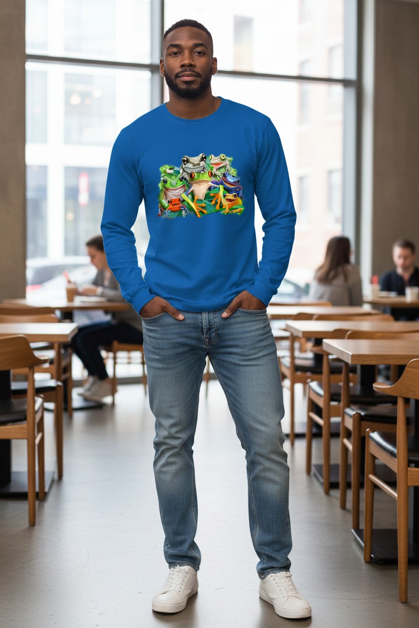 Frogs Selfie Longsleeve