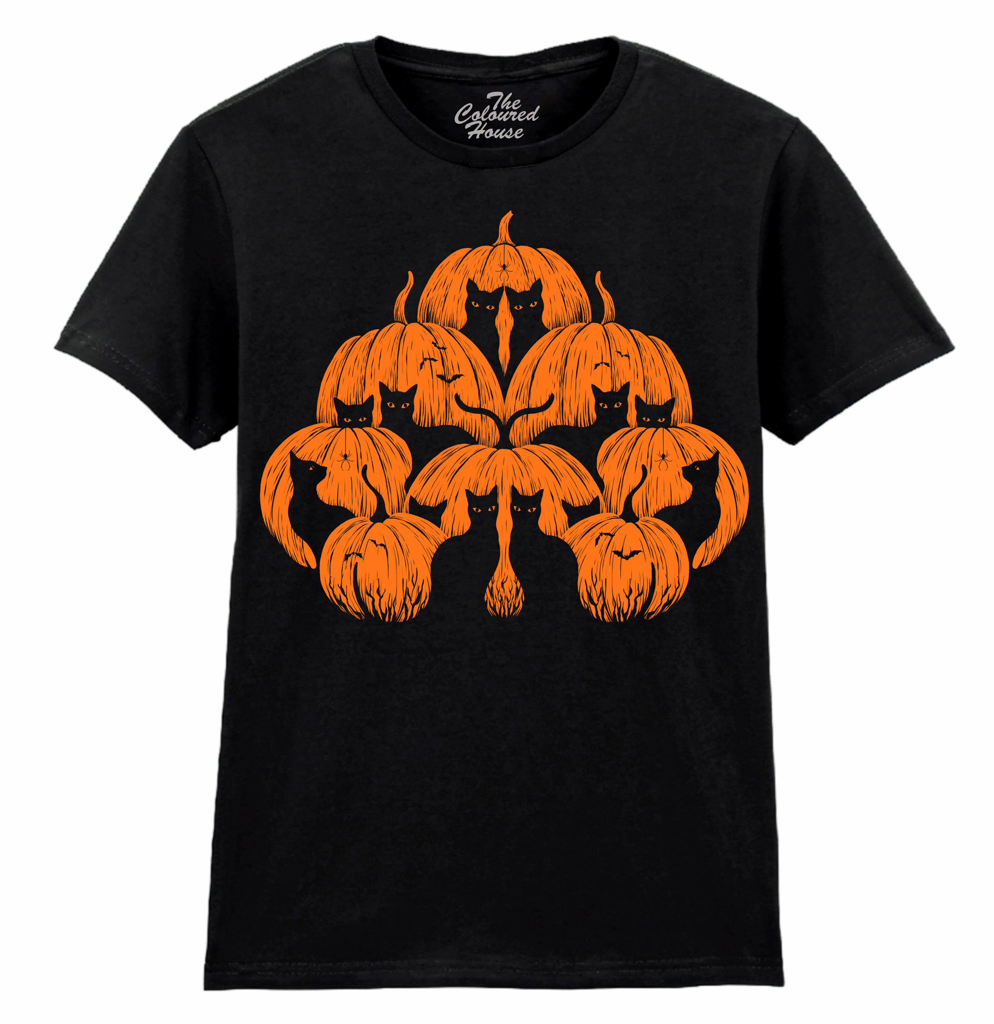Pumpkin Cat Ladies T-shirt