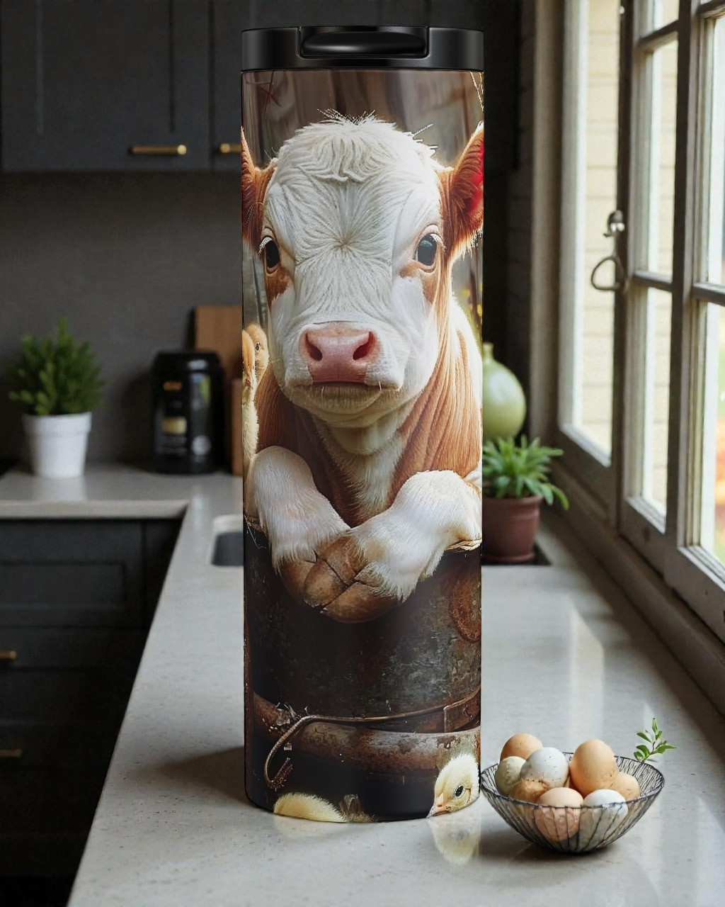 Farm Cuddling - Cow Tumbler