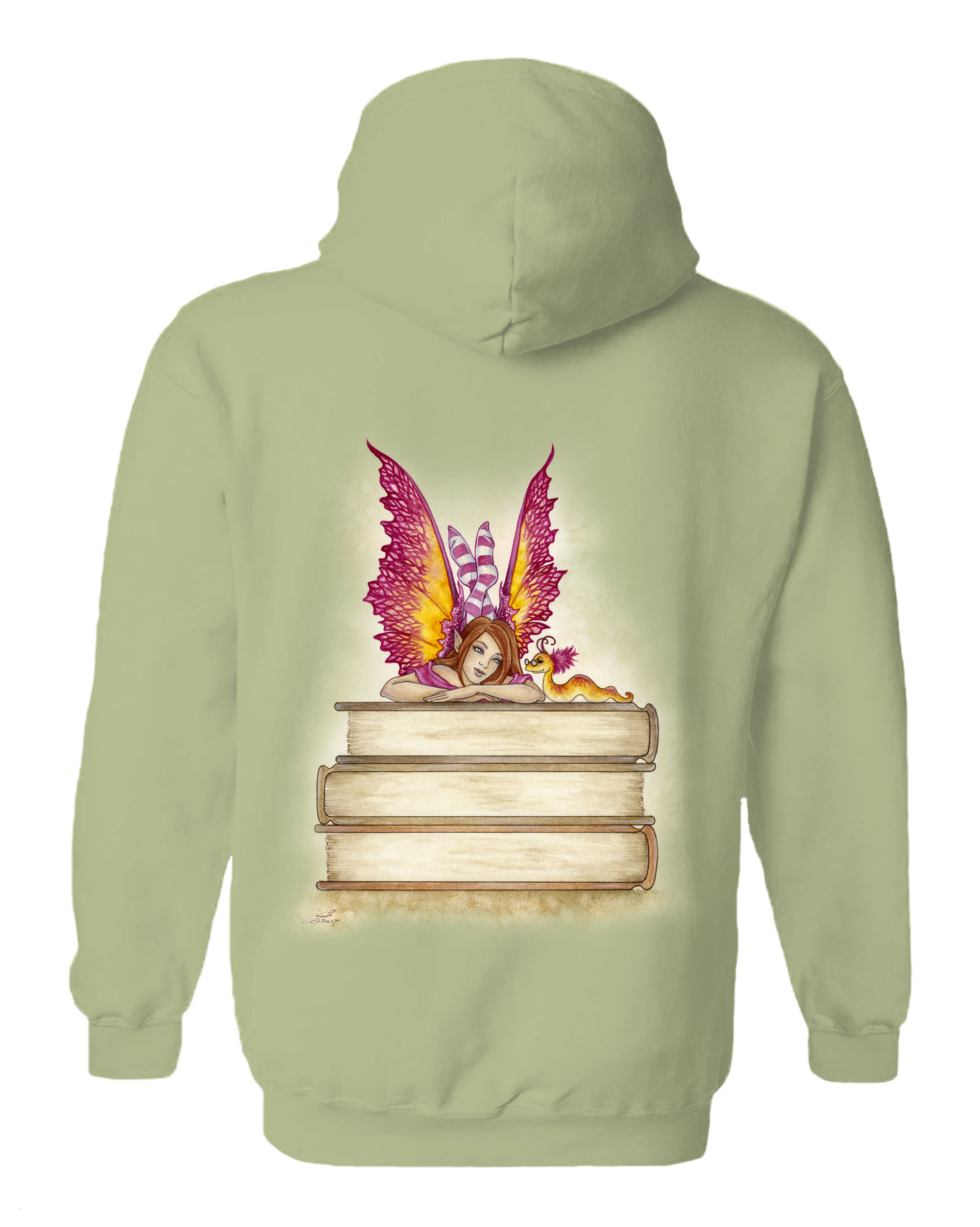 Pink Bookworm Hoodie