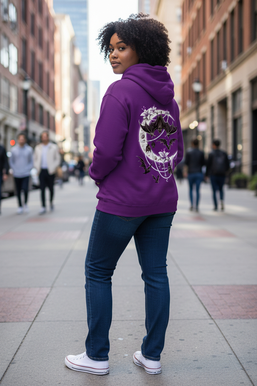 Bats Moon Hoodie