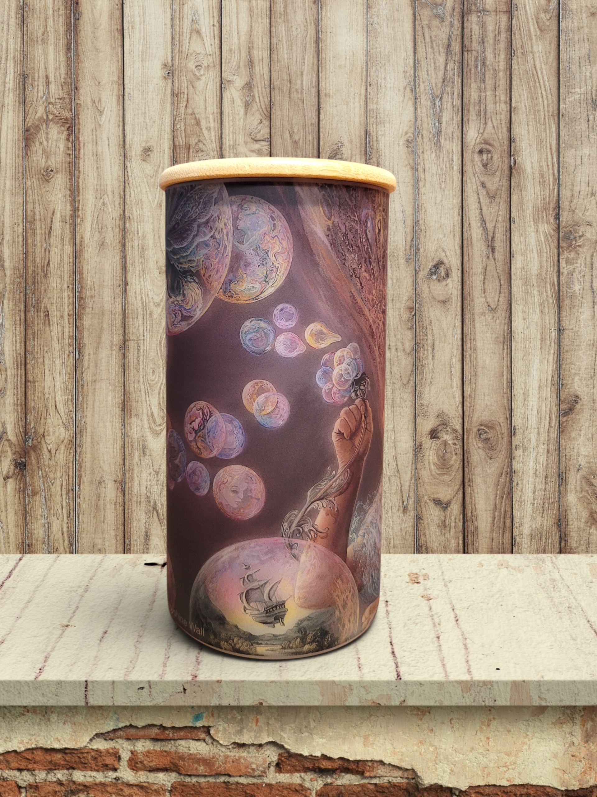 Bubble Flower - Storage Jar 25Oz
