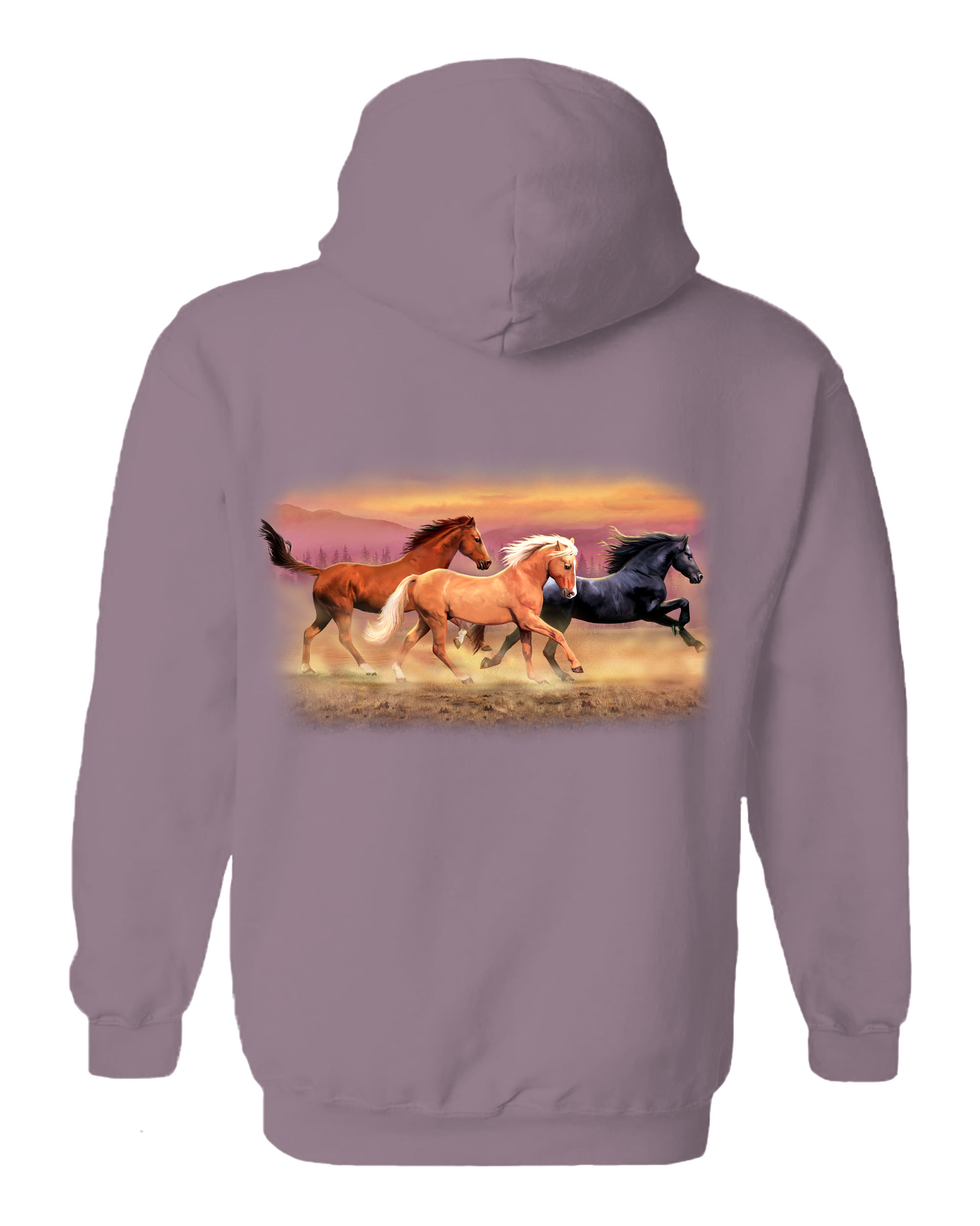 Running Free Horses Hoodie