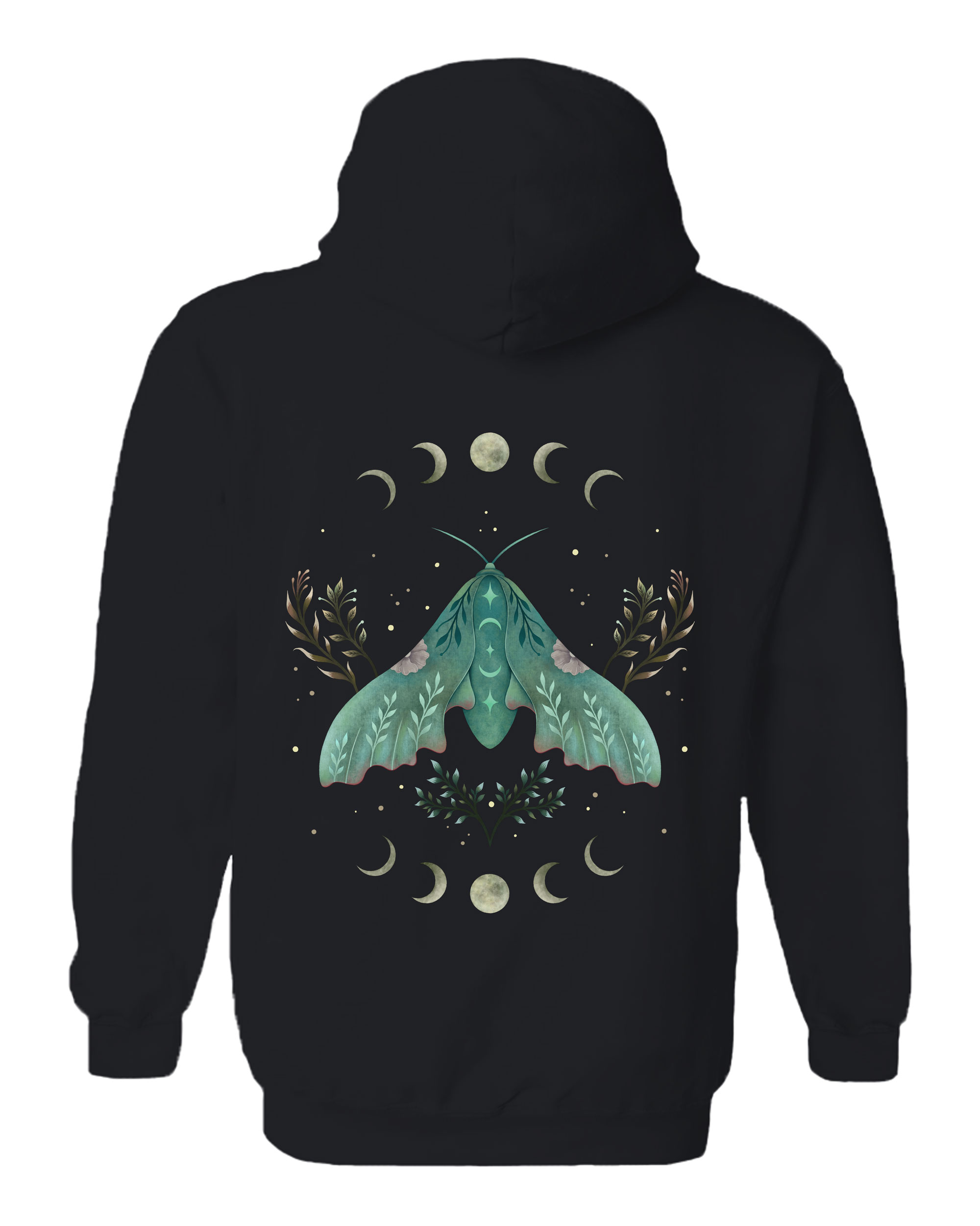 Luna And Moth Hoodie