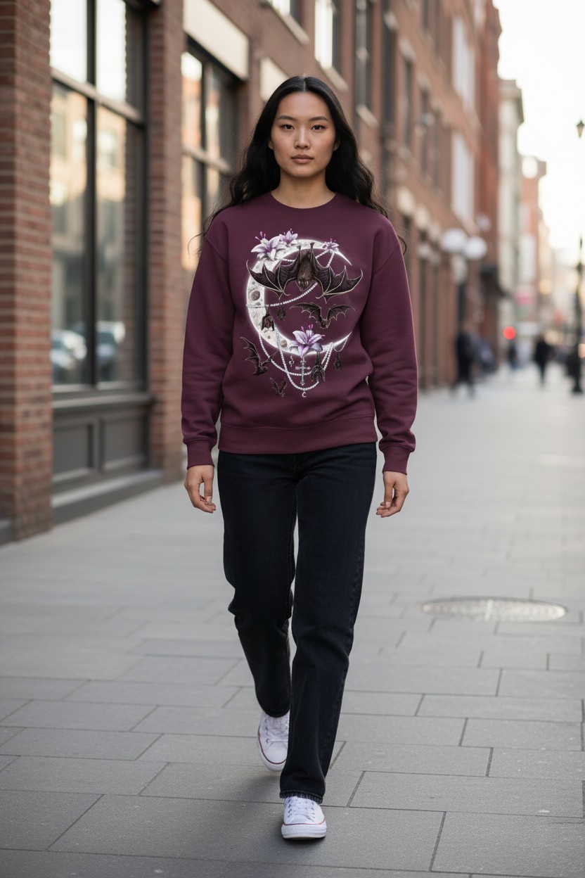 Bats Moon Sweater