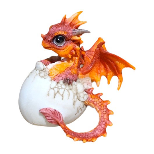 Red Dragon Egg - ± 11cm
