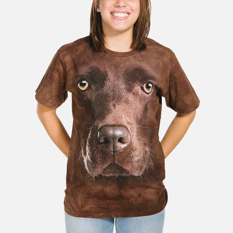 Chocolate Lab Face