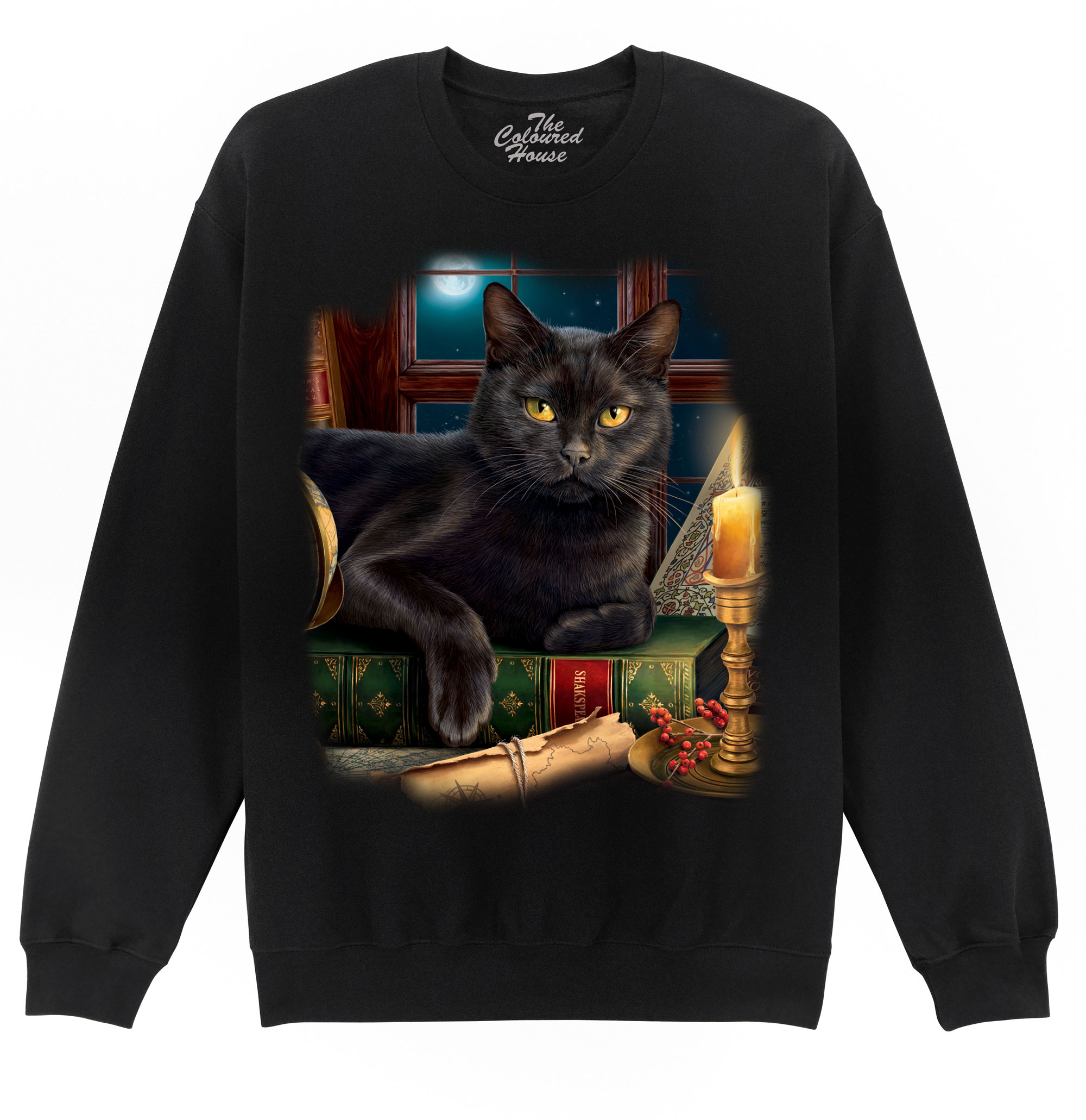 Black Cat By Candlelight Sweater