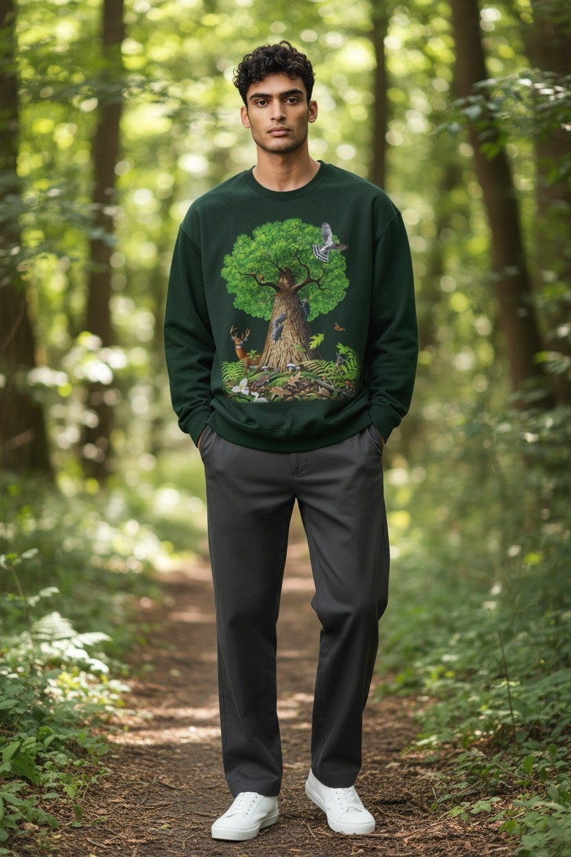 Tree Of Life Animals Sweater