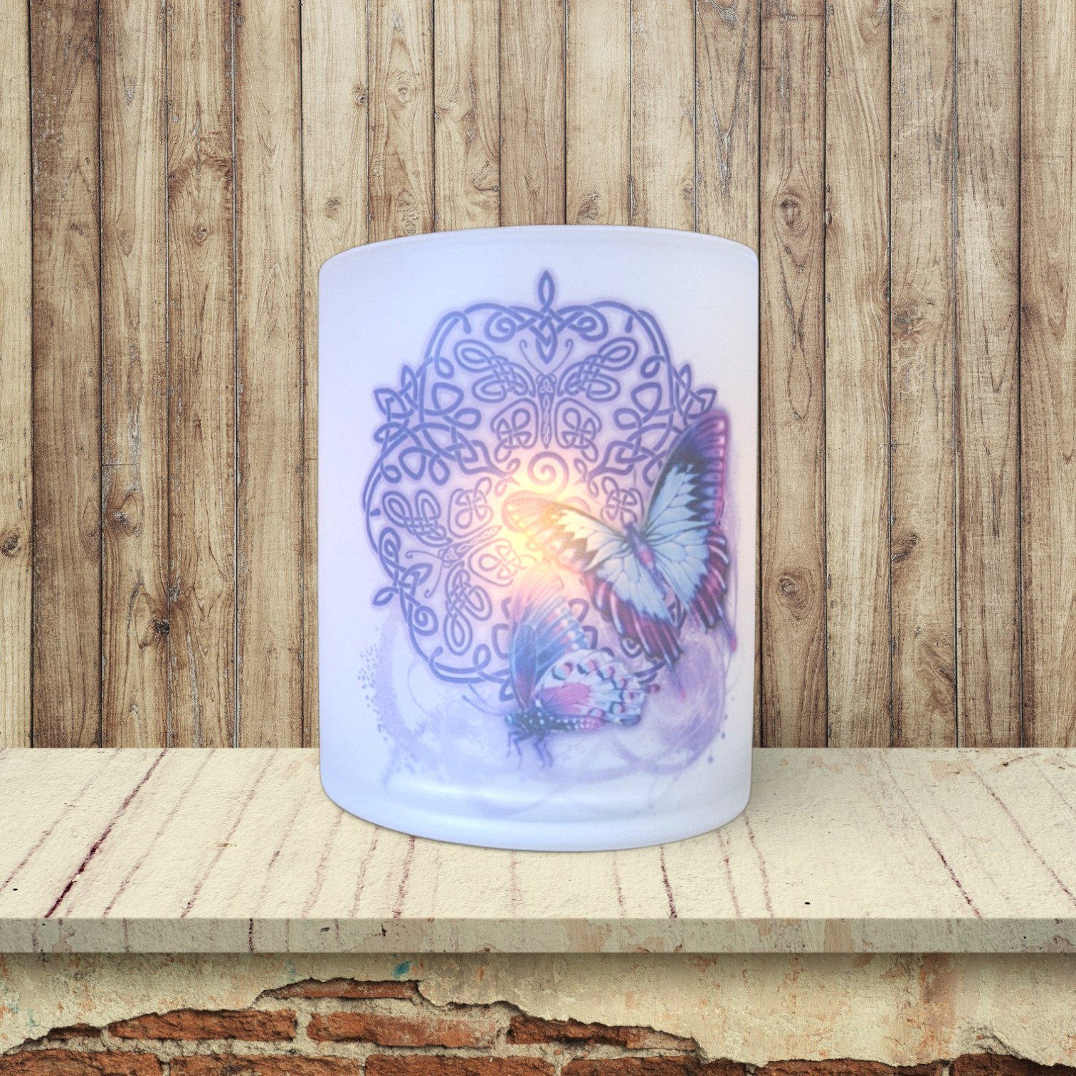 Celtic Butterfly - Candle Light Holder