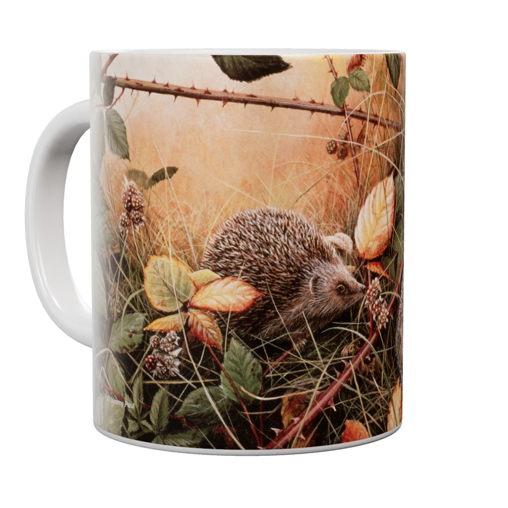 Autumn Fruits - Hedgehog Mug