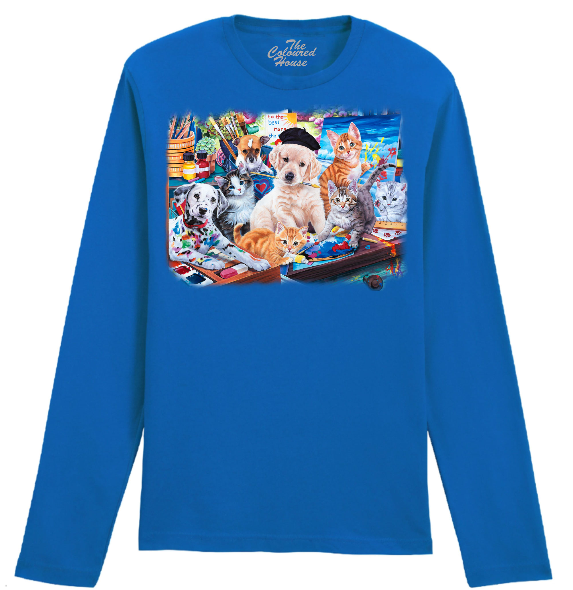 Puppies And Kittens Art Studio Longsleeve