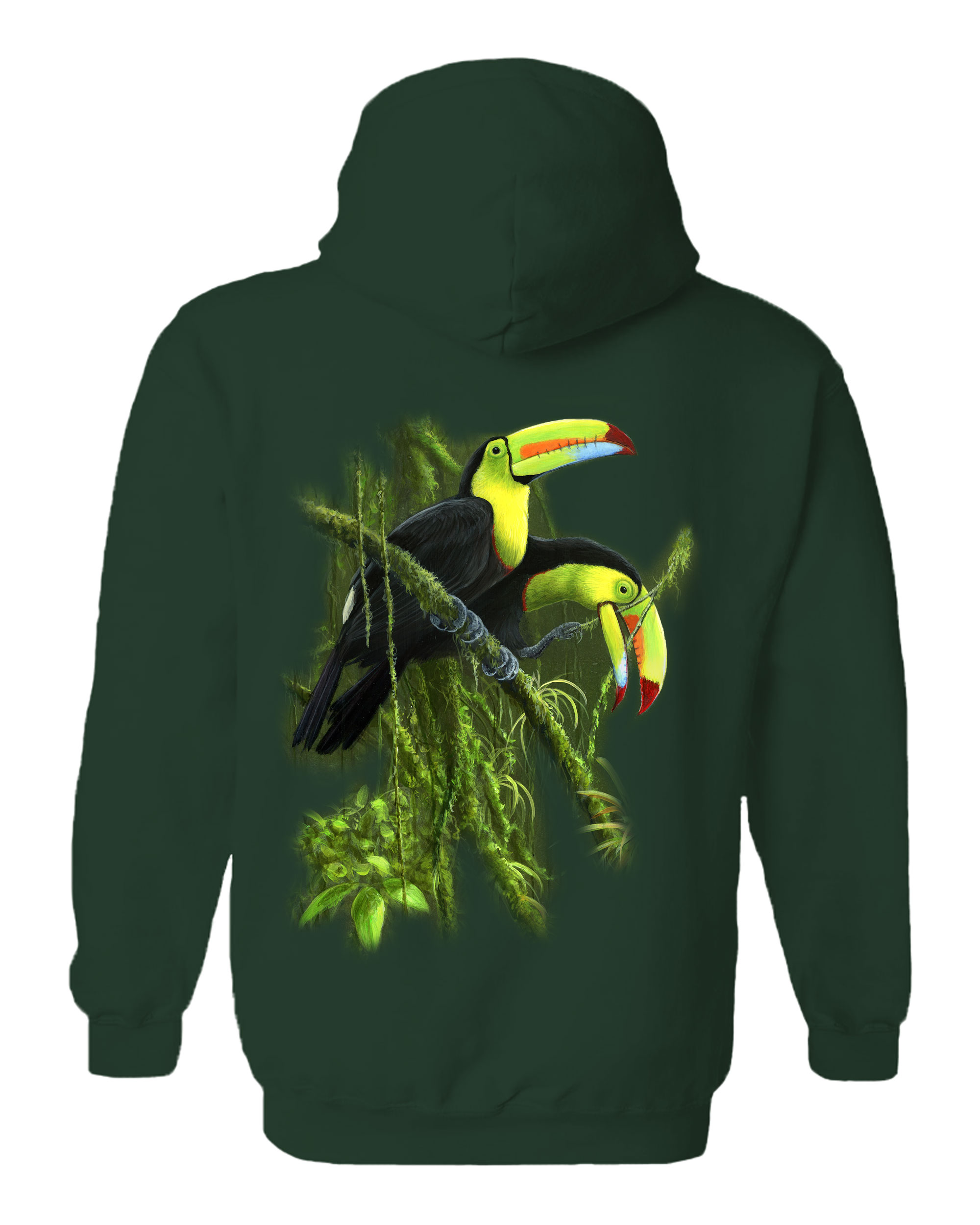 Keel Billed Toucans Hoodie