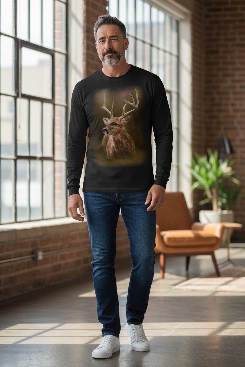 Evening Swim - Deer Longsleeve