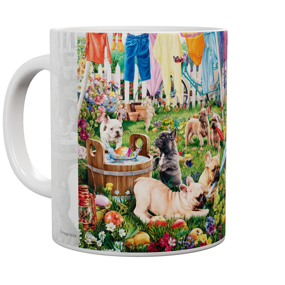 Frenchies At Play Mug