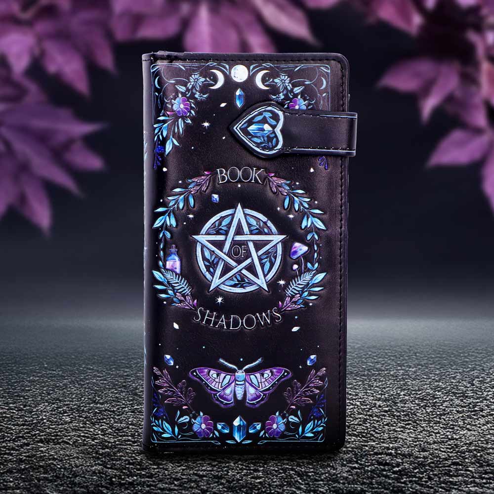 Book Of Shadows Embossed Purse 18.5cm