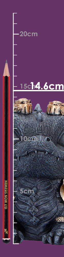 Gearling Black Steampunk Dragon 14.6cm