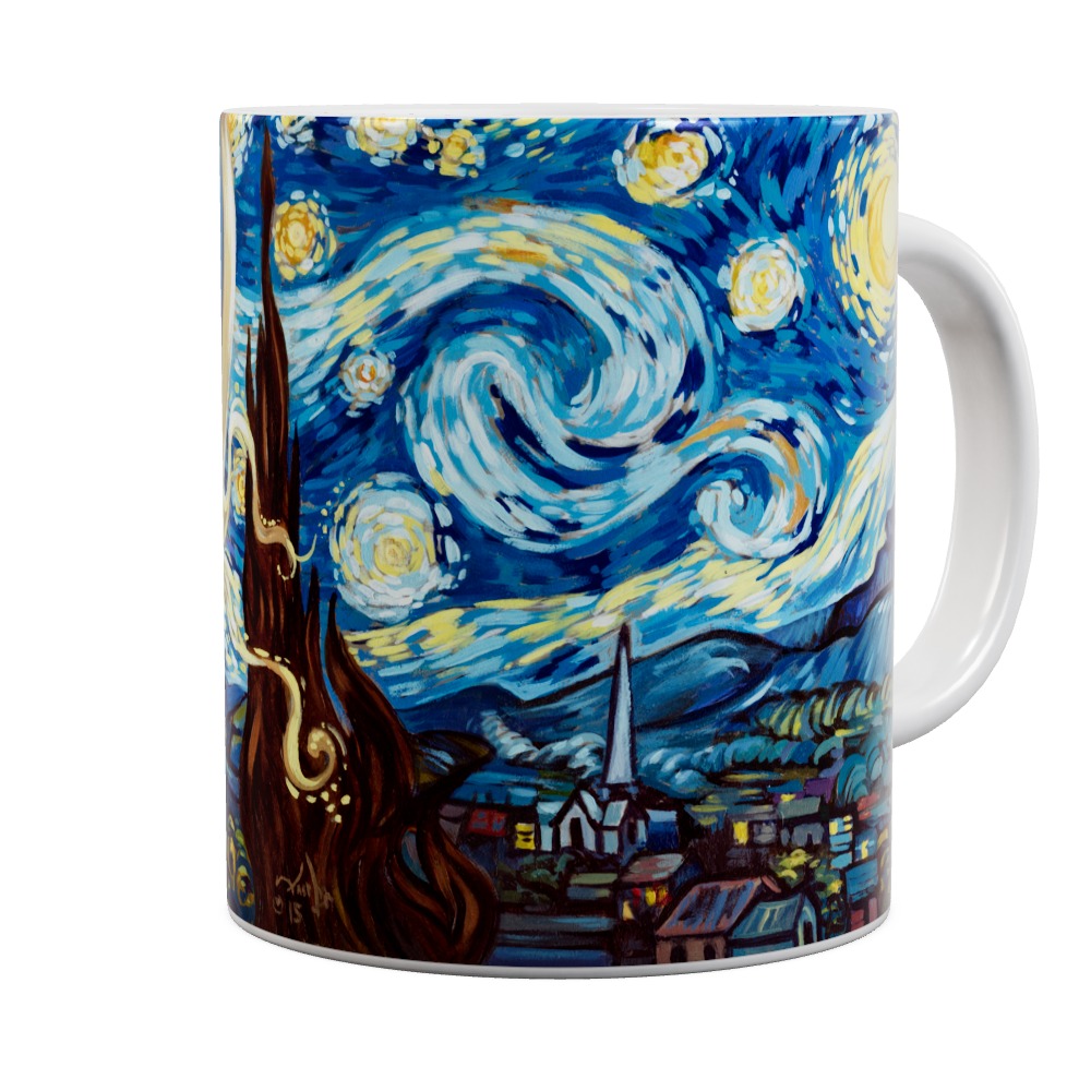 Alice In The Starry Night Mug