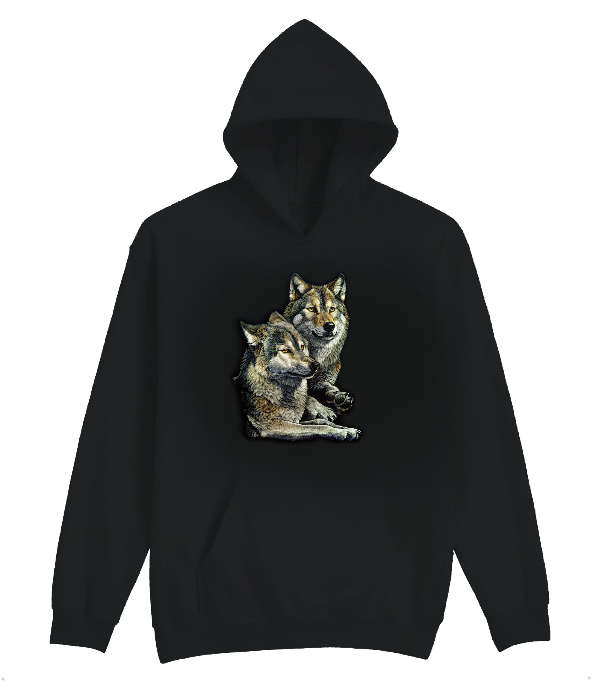 Couple Wolves Hoodie