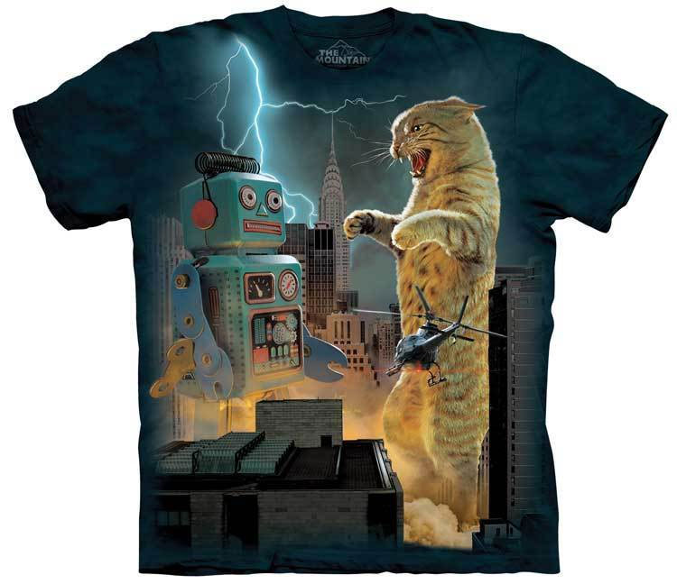 Catzilla vs Robot