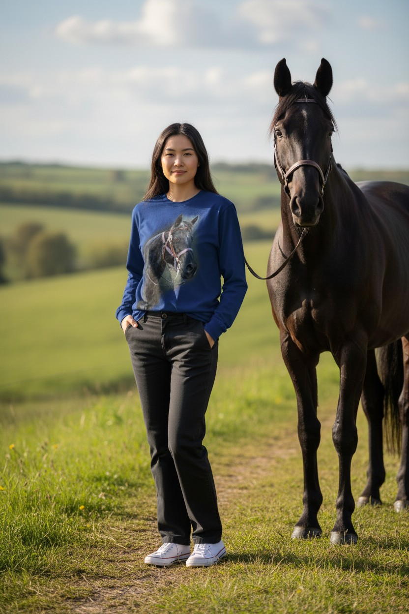 Pride Of The Pasture - Horse Longsleeve