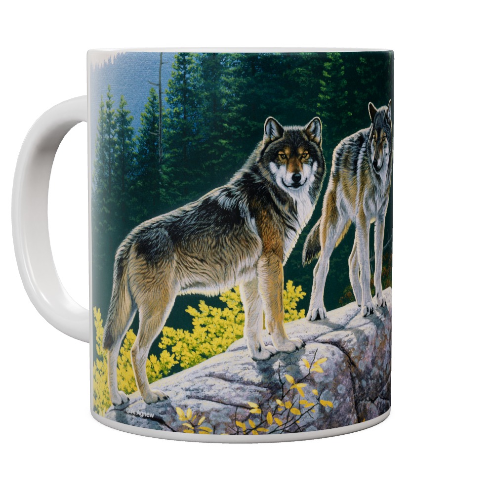 Fall Wolf Trio Mug