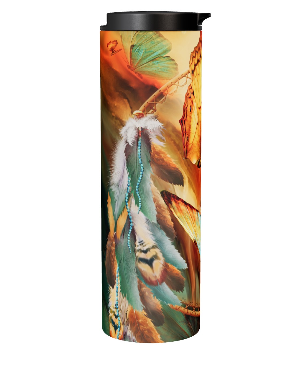 Spirit Of The Butterfly Dreamcatcher Tumbler