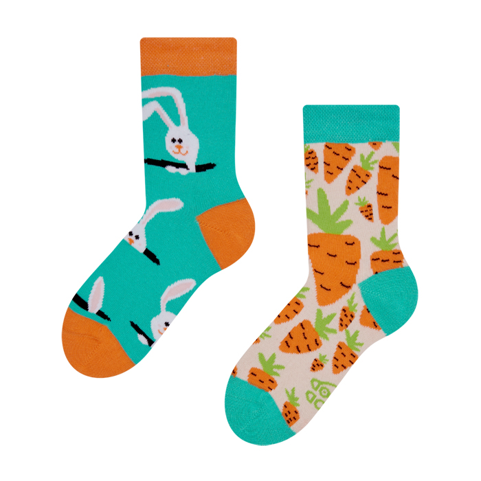 Regular KIDS Socks Carrot Rabbit