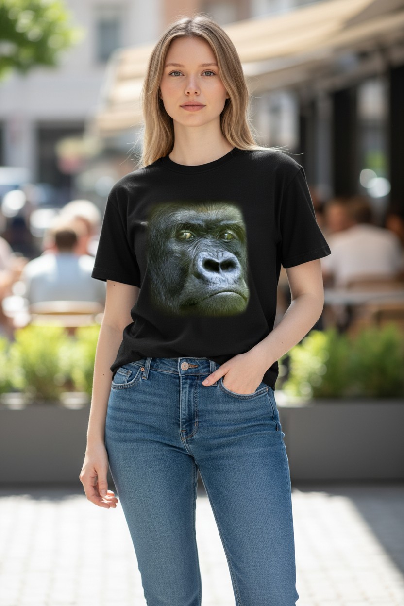 Wild Eyes - Silverback Ladies T-shirt