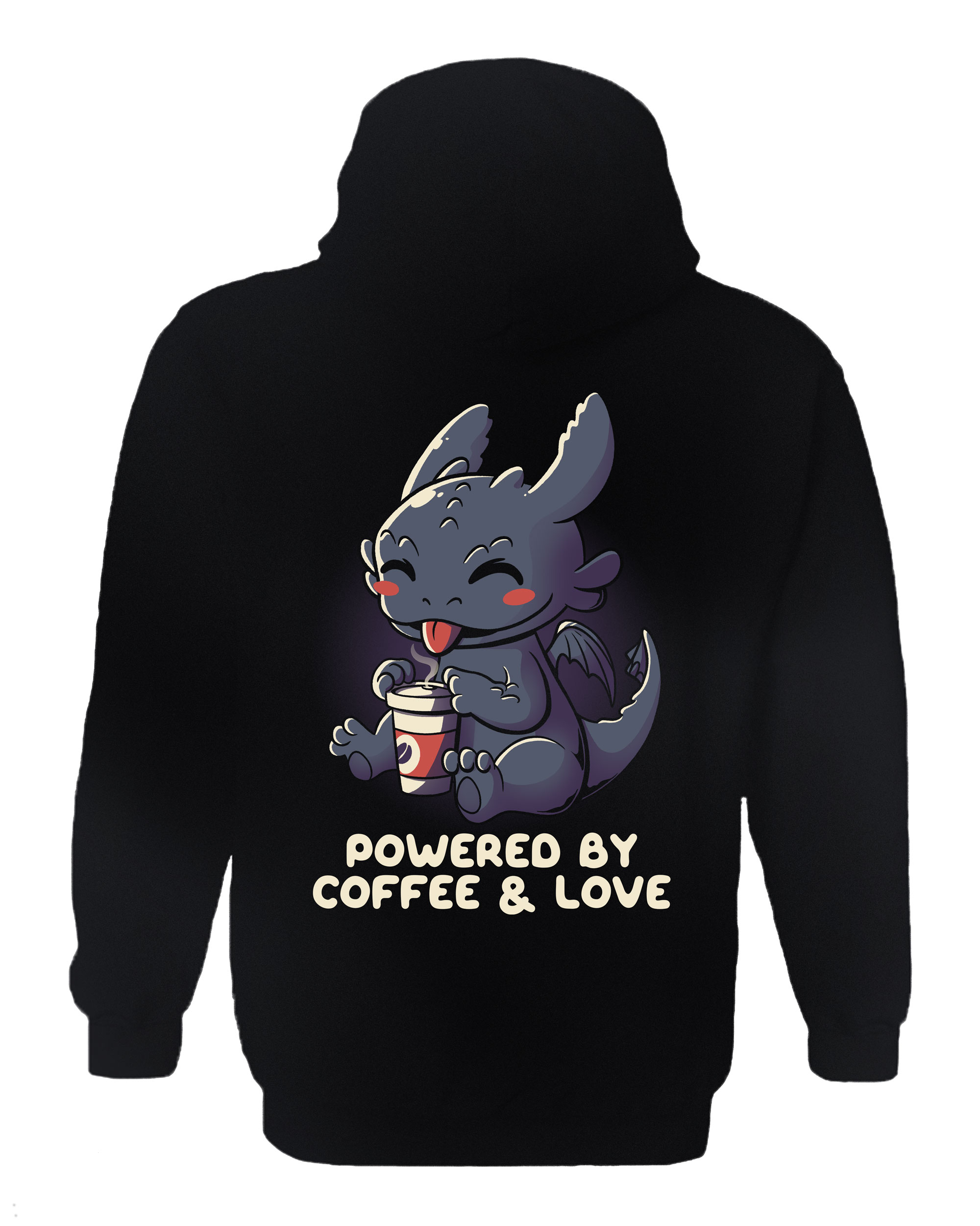Powered By Coffee And Love Hoodie
