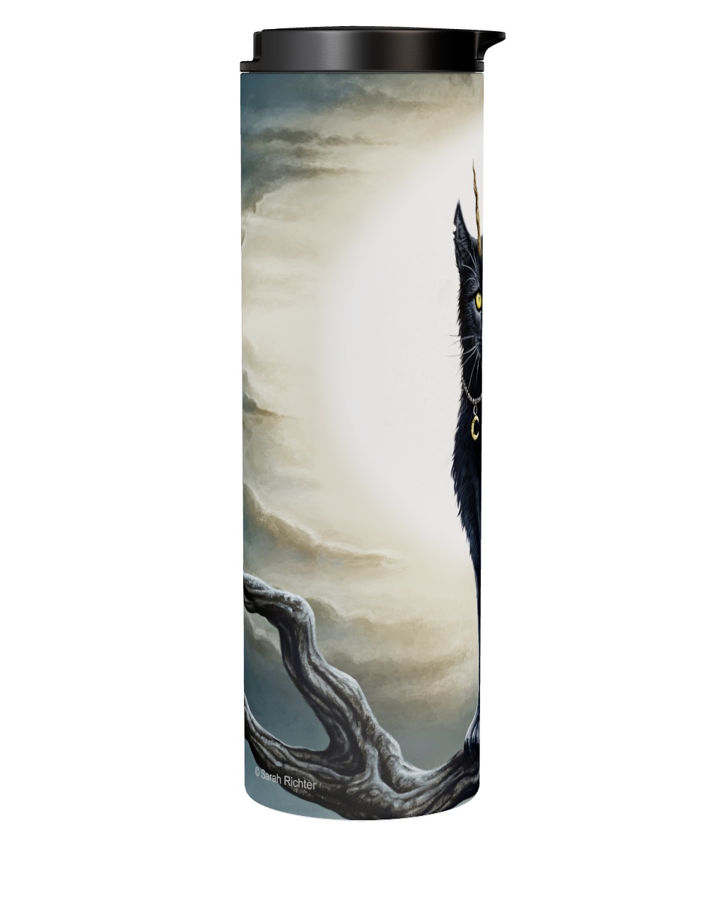 Moonlight Black Cat Tumbler