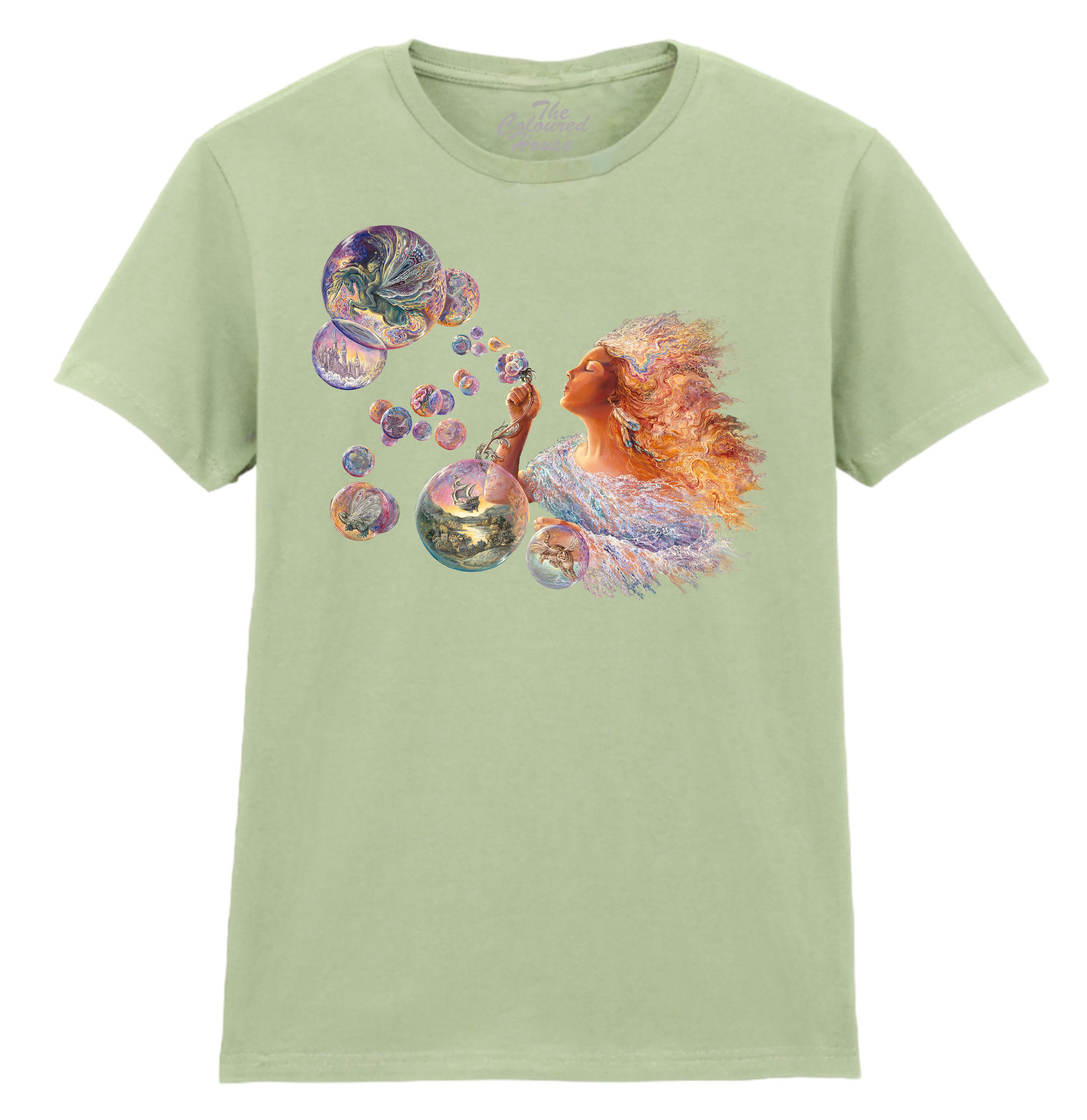 Bubble Flower Ladies T-shirt