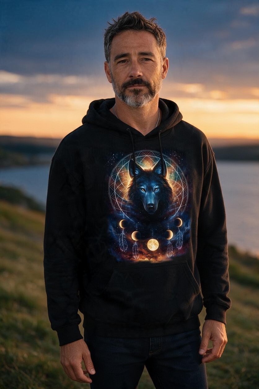 Dreamcatcher Wolf Hoodie