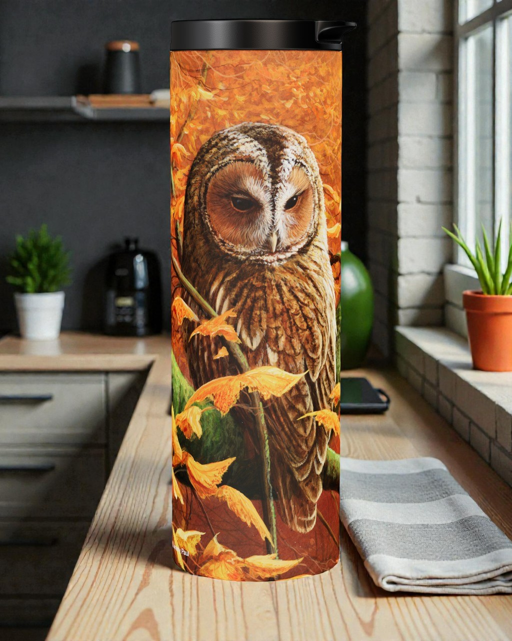 Autumn Tawny Owl - Tumbler