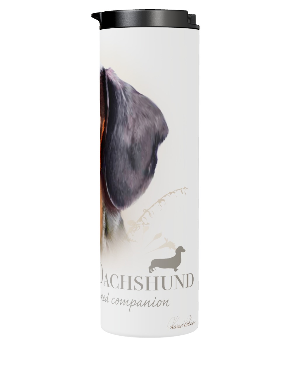 Black And Tan Dachshund Tumbler