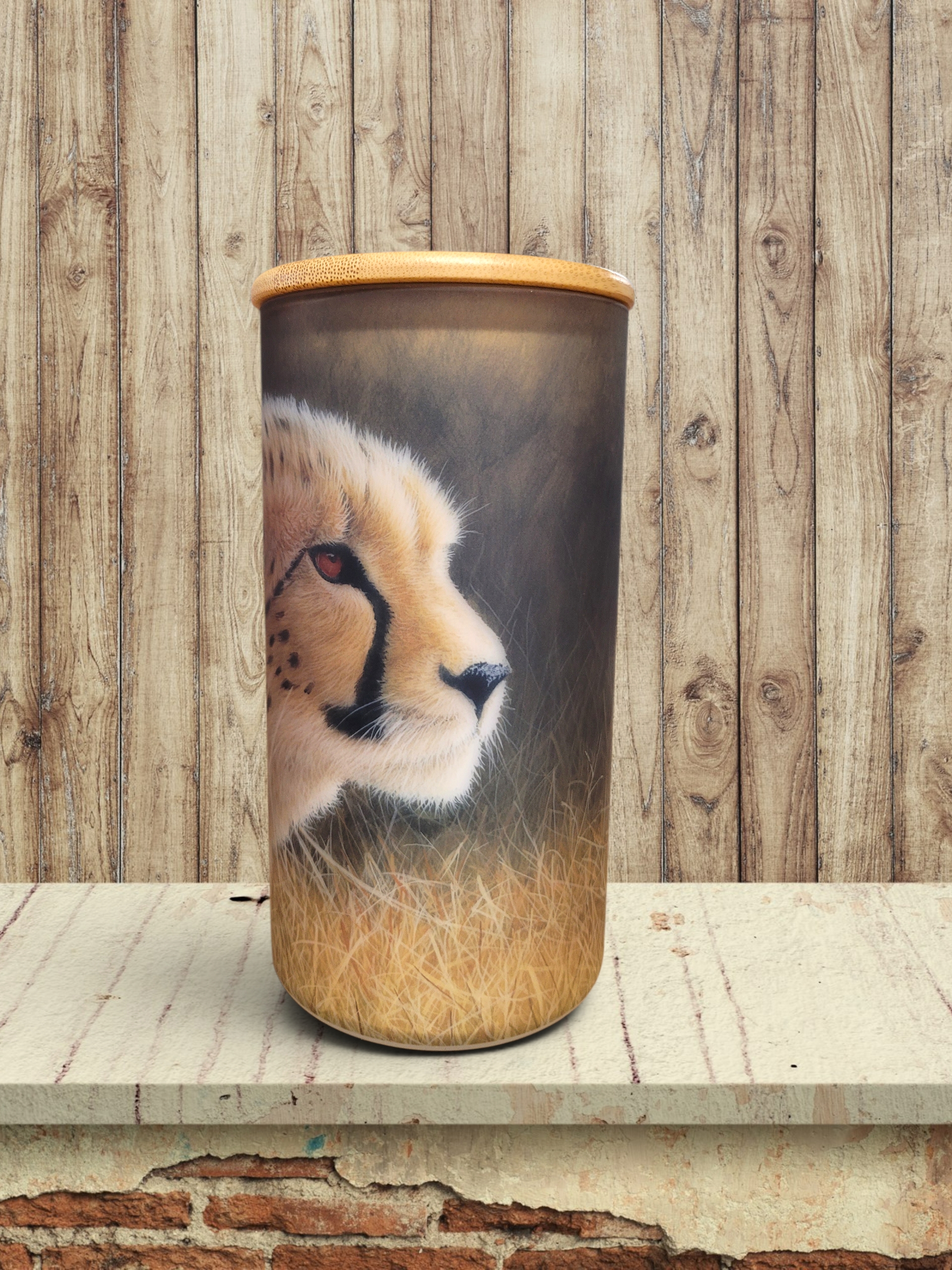 Alert Cheetah - Storage Jar 25Oz