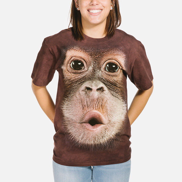 Big Face Baby Orangutan