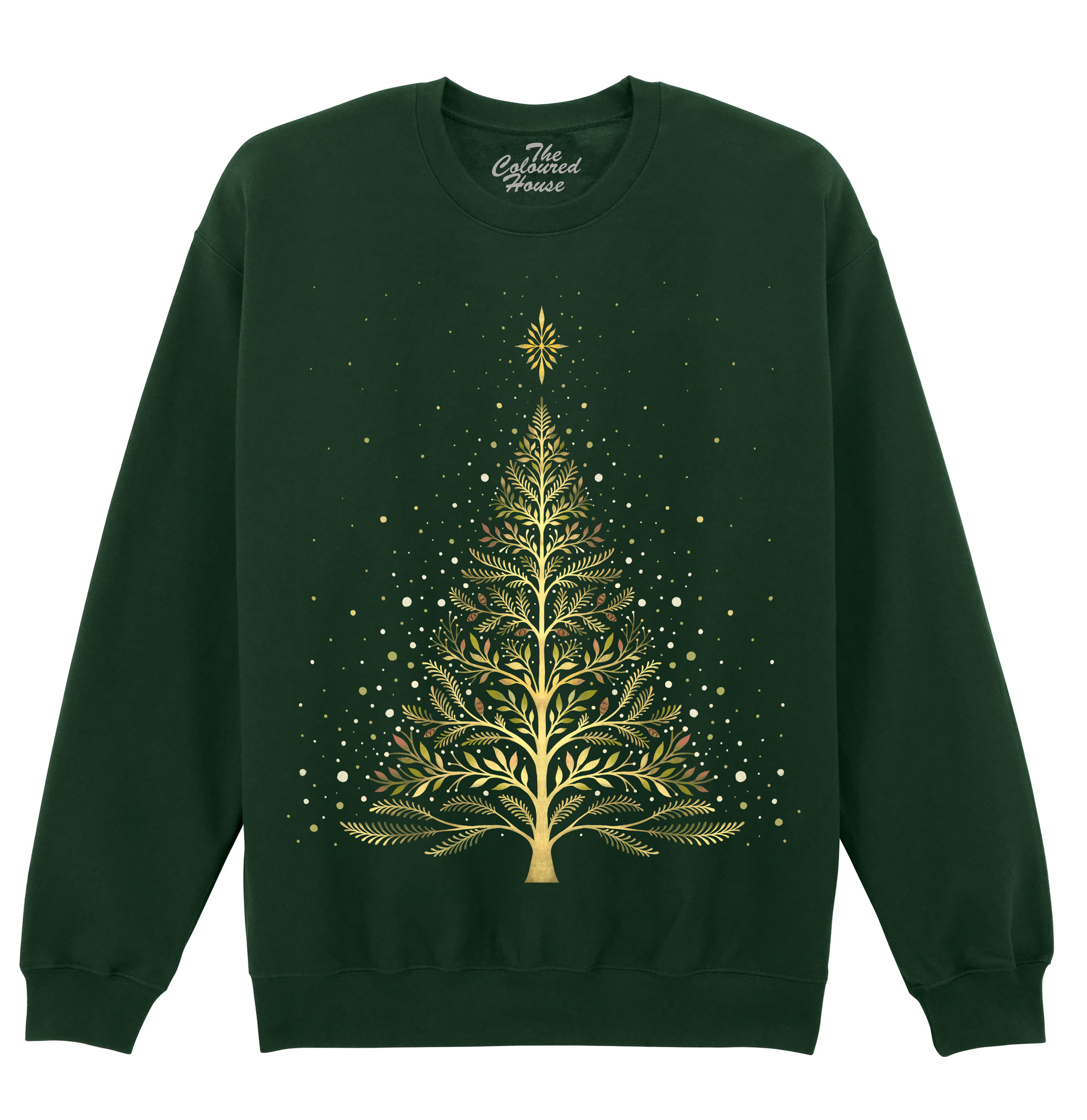 Christmas Night Glowing Tree Sweater