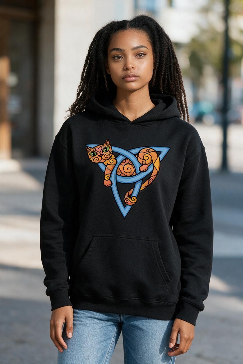 Spiral Cat Hoodie