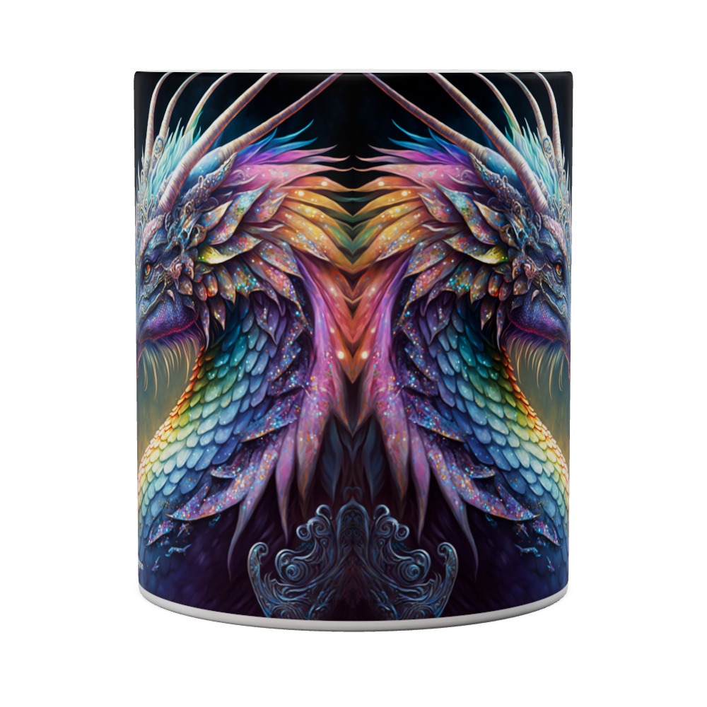 Rainbow Dragon Mug
