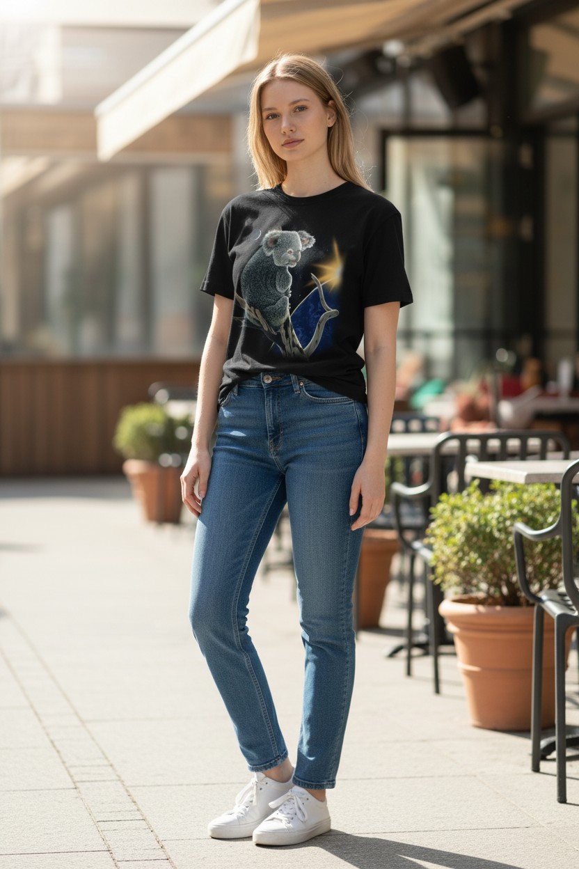 New Day Dawning - Koala Ladies T-shirt