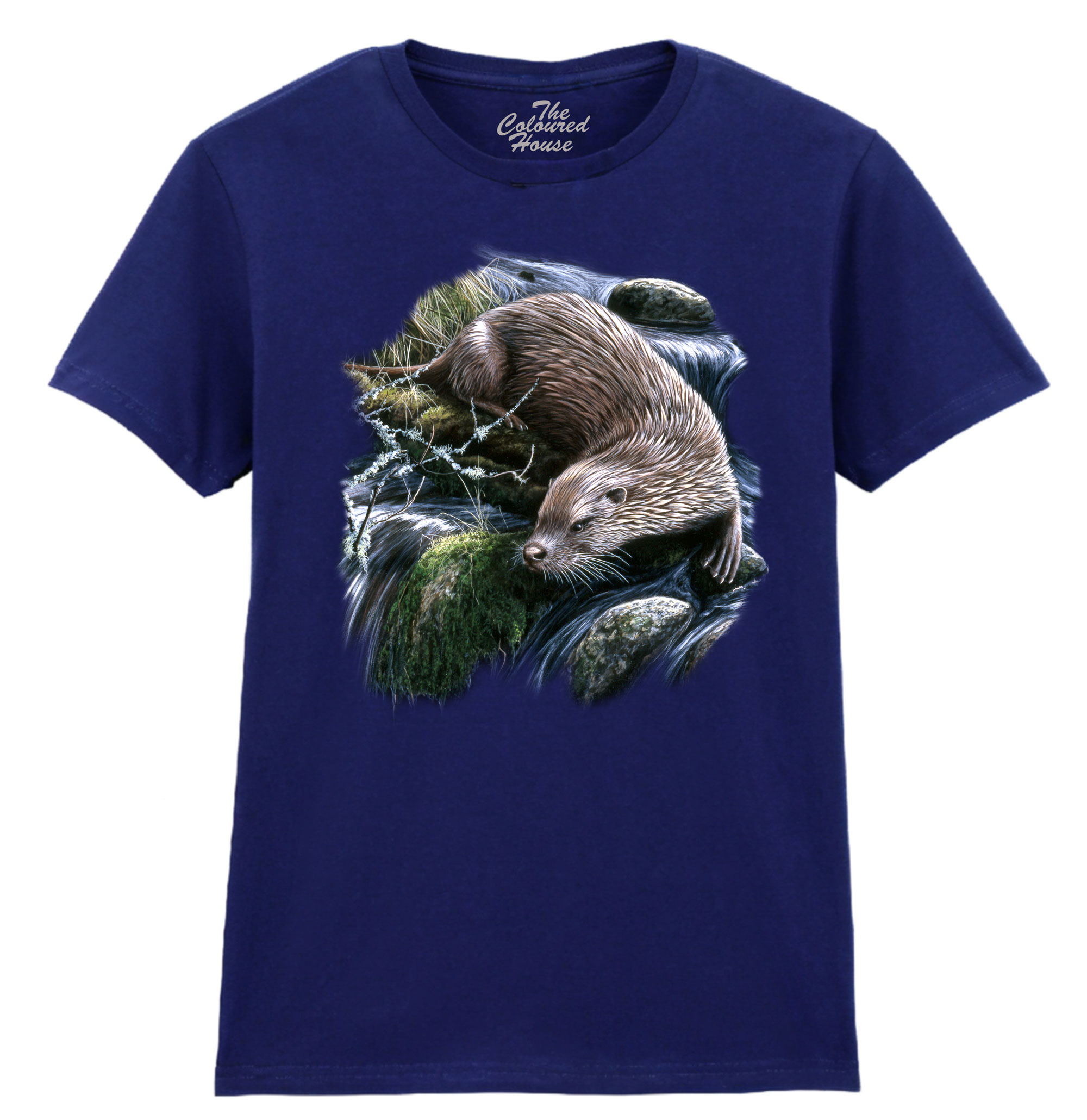 Exploring Otter Ladies T-shirt