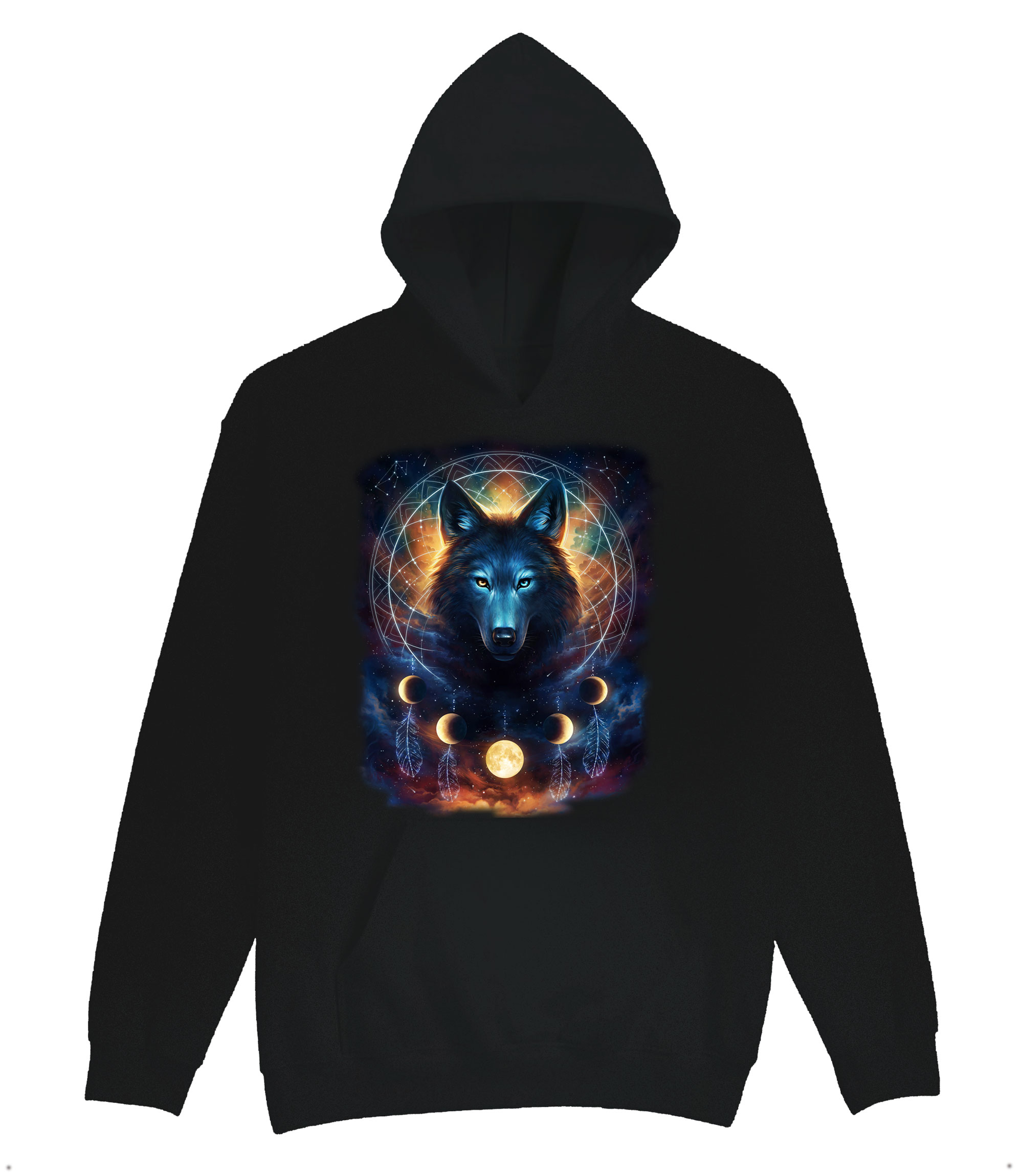 Dreamcatcher Wolf Hoodie
