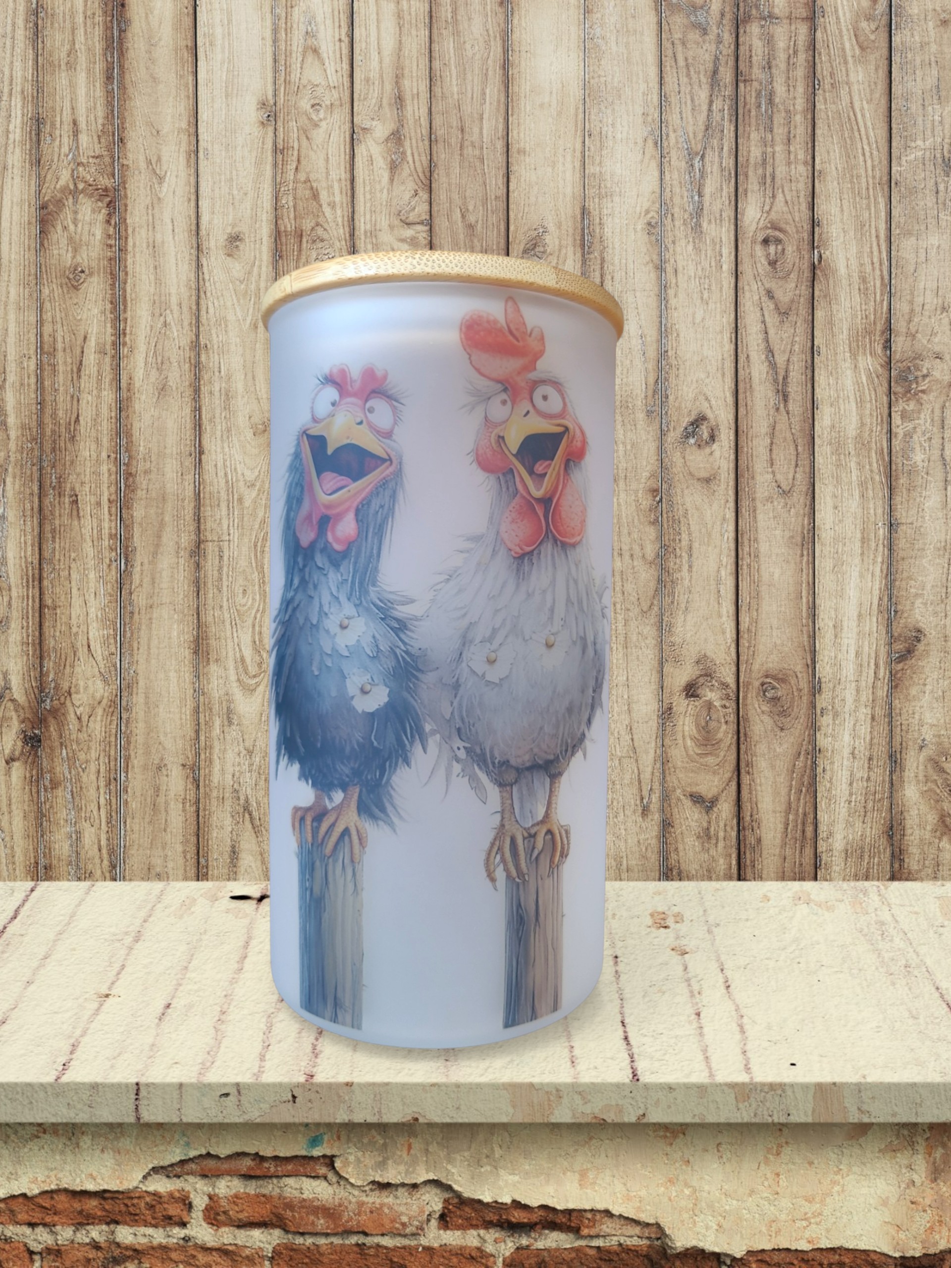 Friendly Chickens - Storage Jar 25Oz