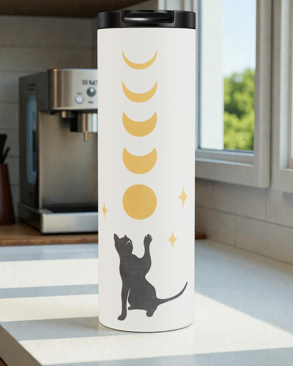 Cat And Moon 2 Tumbler
