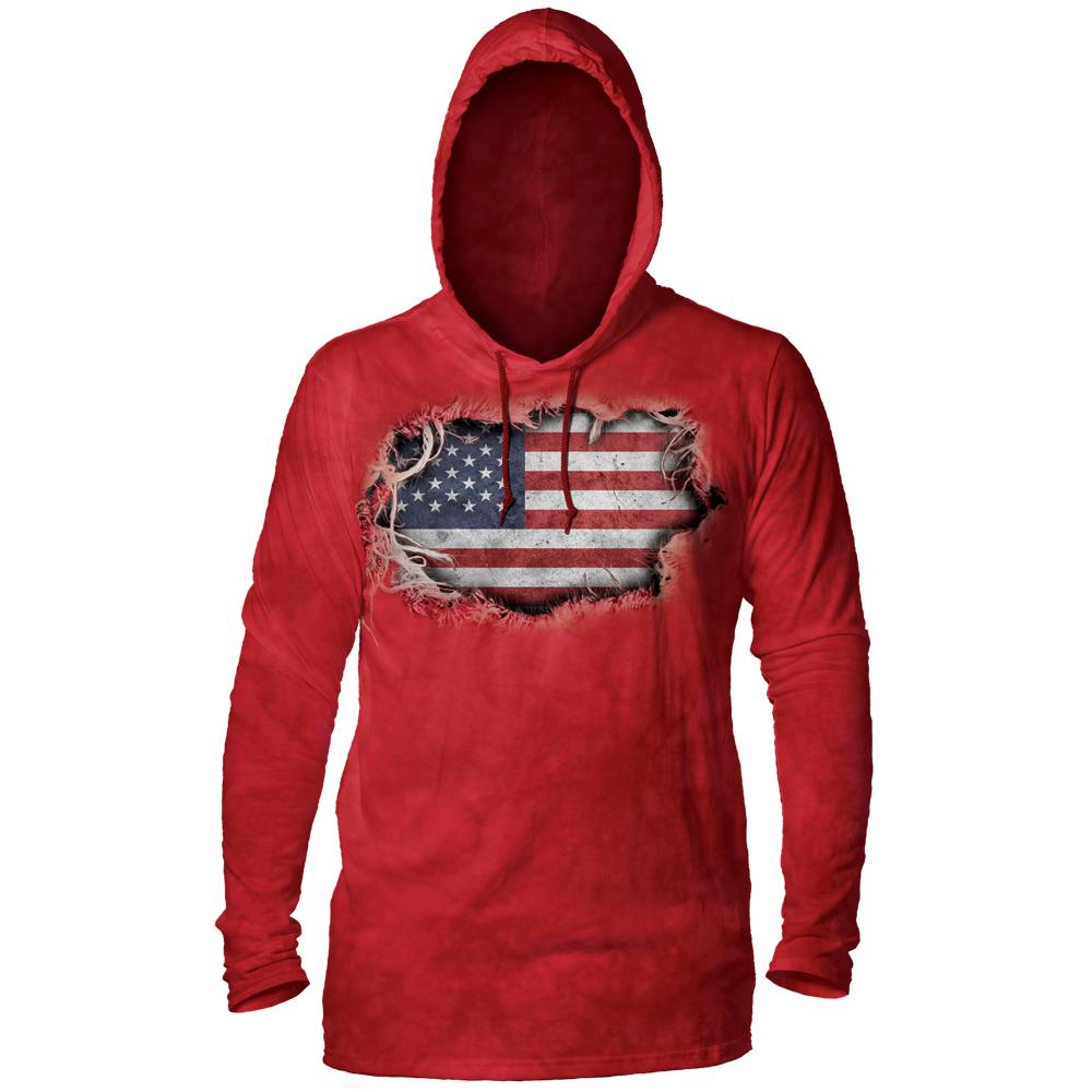Tear Thru Flag Red