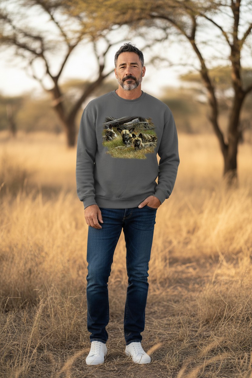 Wild Dogs Family Sweater