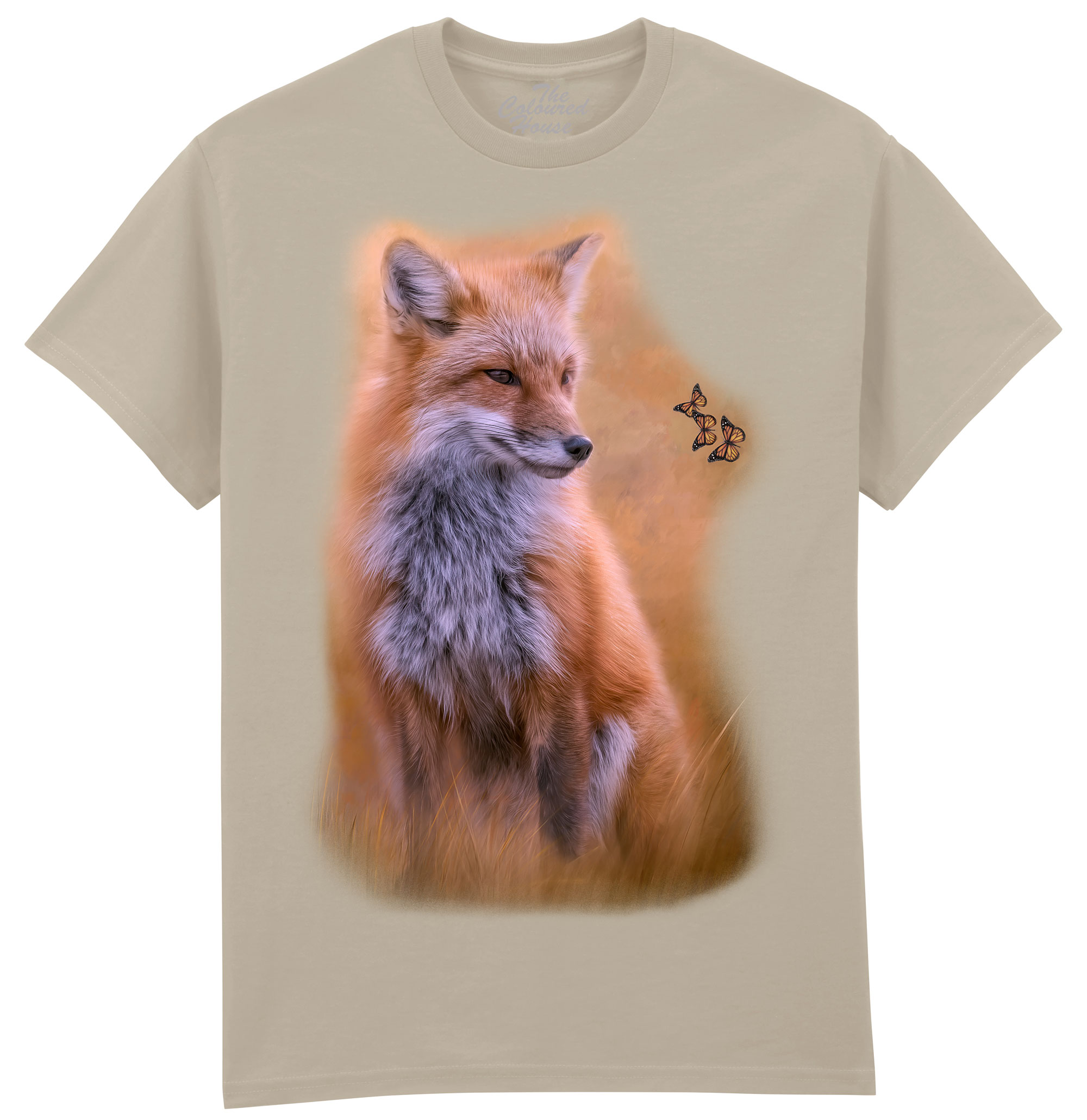 Watching Butterflies - Fox Watching Butterflies - Fox