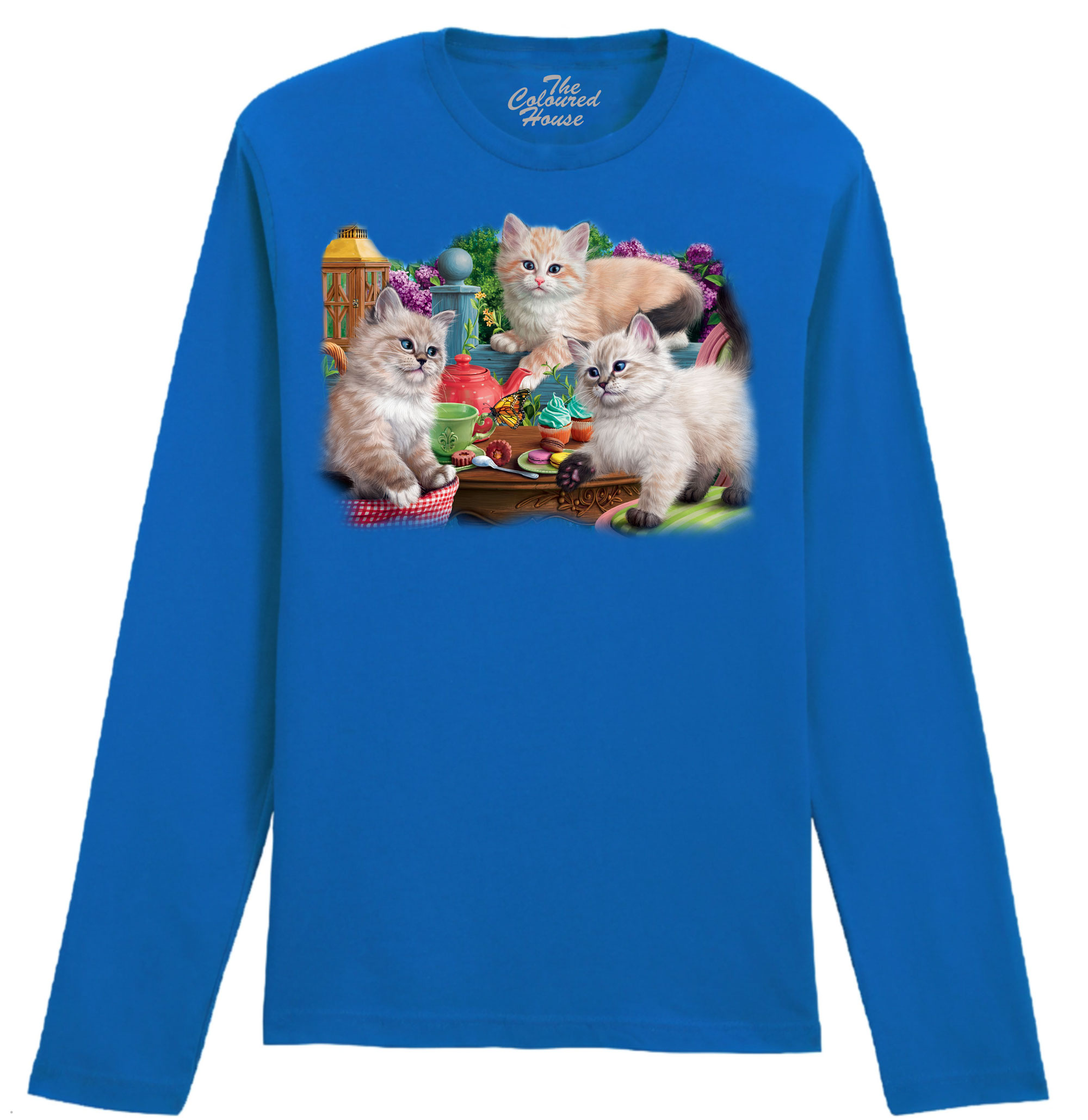 Kitten Tea Party Longsleeve