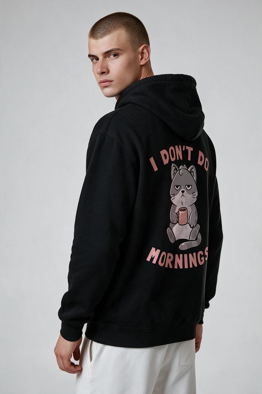 I Dont Do Mornings Hoodie